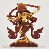 Back view of Kurukulla Dakini copper statue without frame handcrafted in Nepal