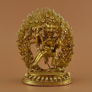Chakrasamvara with Vajravarahi Statue