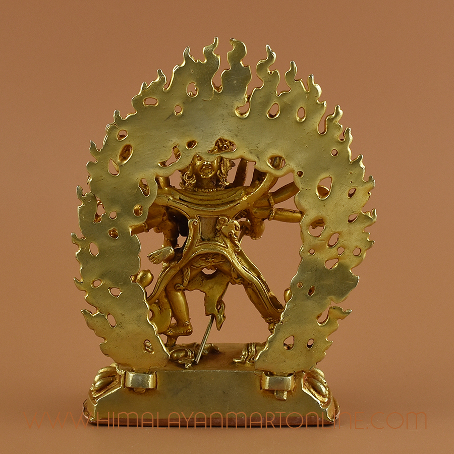 Chakrasamvara with Vajravarahi Statue