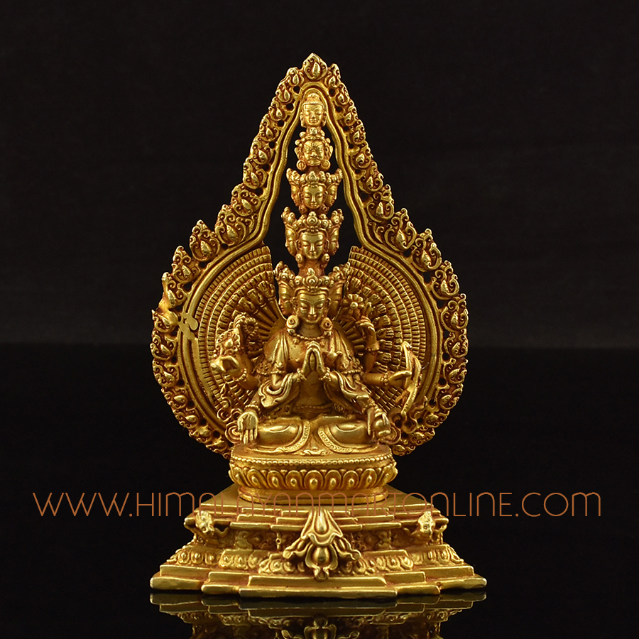 Seated Avalokiteshvara Chenrezig Statue