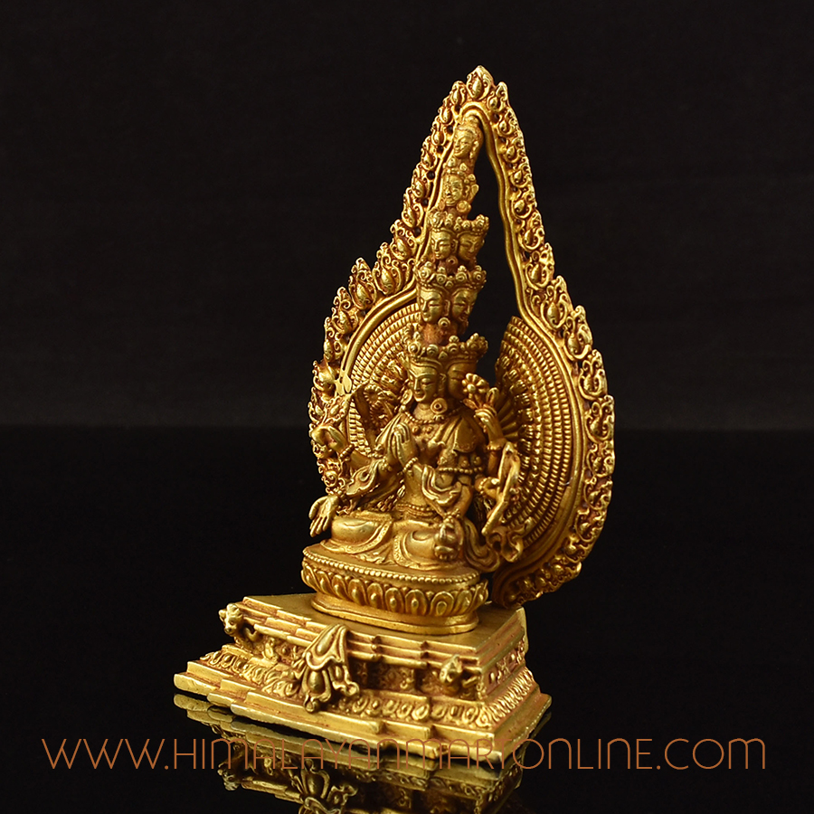 Seated Avalokiteshvara Chenrezig Statue