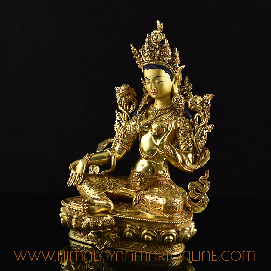 Green Tara Bodhisattva Statue