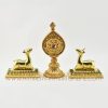 Dharma Wheel and Pair of Deer