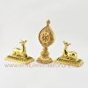 Dharma Wheel and Pair of Deer