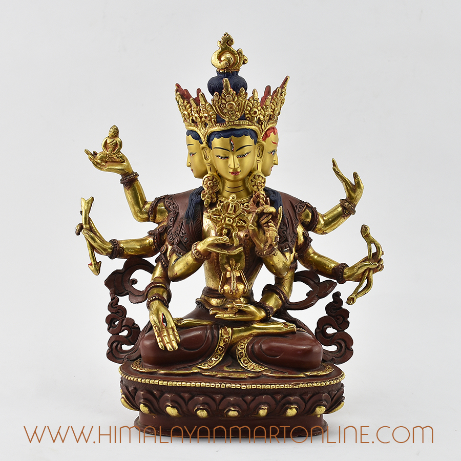 Tibetan Buddha Namgyalma Statue