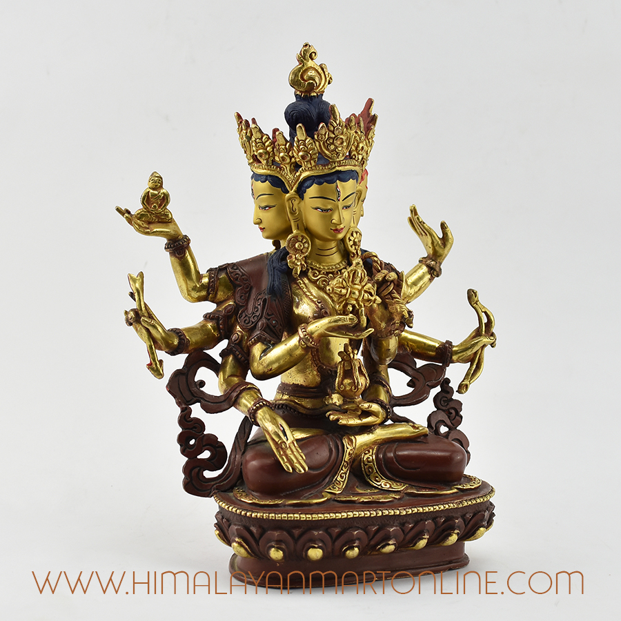 Tibetan Buddha Namgyalma Statue