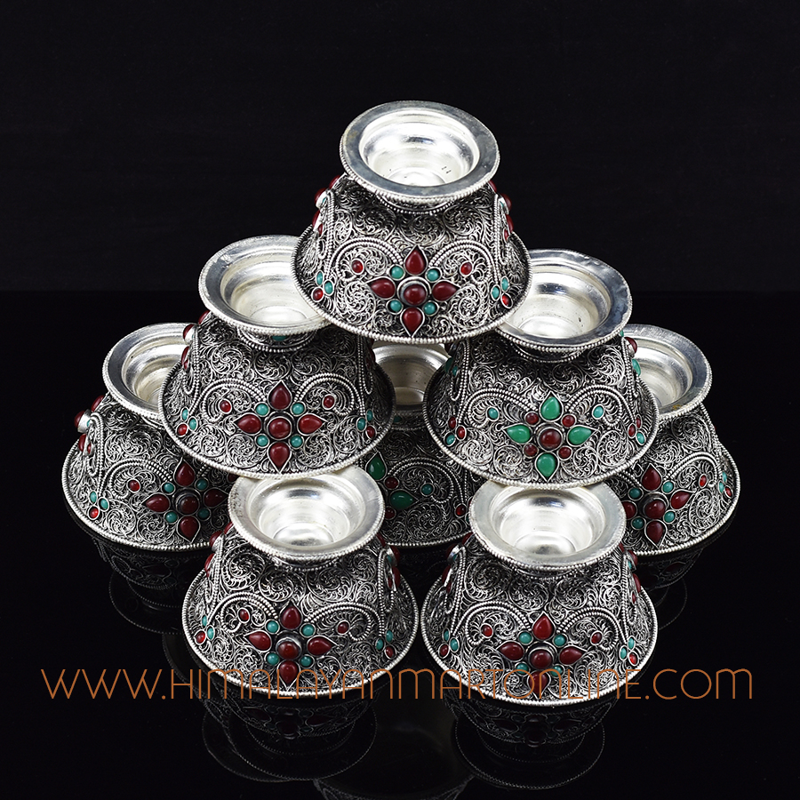 Buddhist Offering Bowls Tings