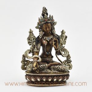 White Tara Small Copper Statue