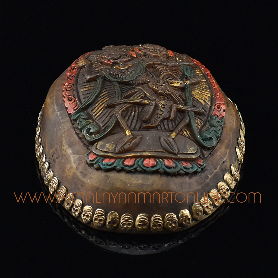Citipati Carved Kapala