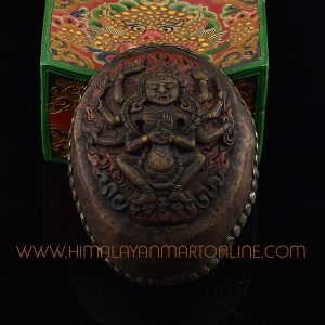Ma Kali Carved Resin Kapala
