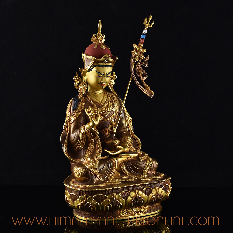 Guru Padmasambhava リトグラフ 限定版 exotic india Guru Padmasambava the Lotus Born (Brocadeless Thangka