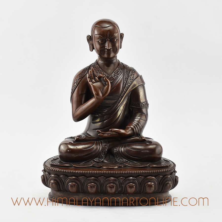 Tsongkhapa & Spiritual Sons Statues