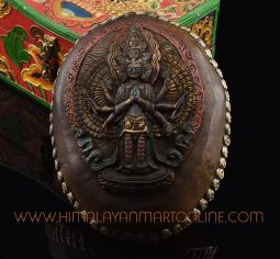 1000 Armed Avalokiteshvara Carved Resin Kapala