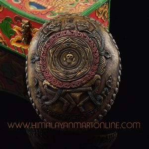 Citipati Mandala Carved Kapala
