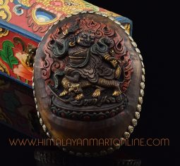 Dorje Drolo Carved Resin Kapala