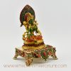 Green Tara Throne Sculpture