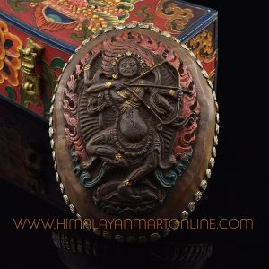 Kurukulla Carved Resin Kapala