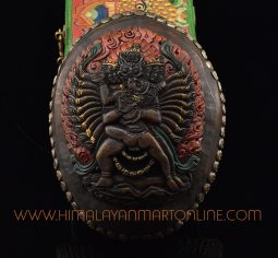 Megh Sambara Carved Resin Kapala