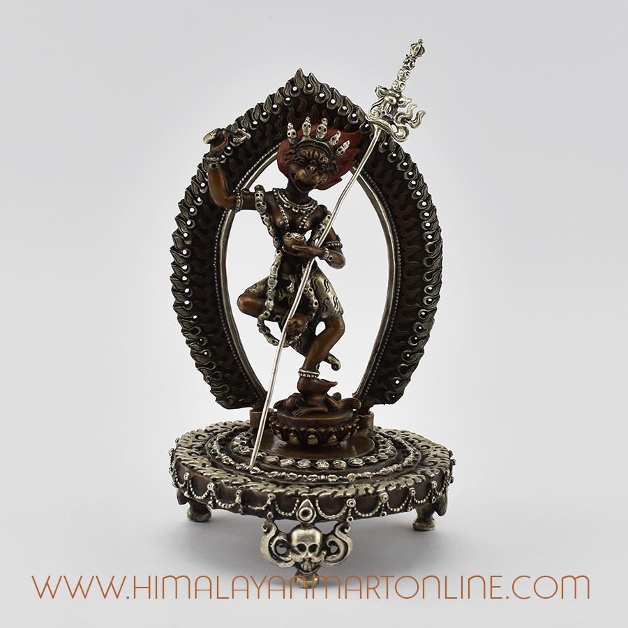 Simha Yogini on Mandala Statue