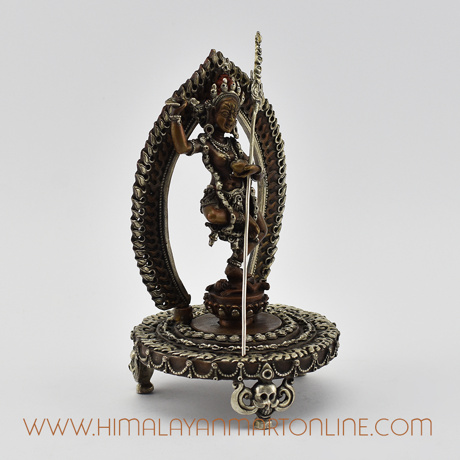 Vajrayogini Dakini on Mandala Statue