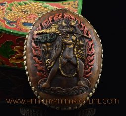 Vajrayogini Dakini Carved Resin Kapala