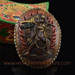 Vajrayogini Dakini Carved Kapala