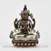 Silver Plated Chenrezig Statue