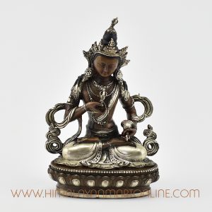 Silver Plated Vajrasattva Statue