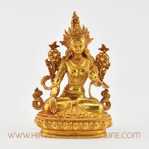 Tibetan Dholkar Statue