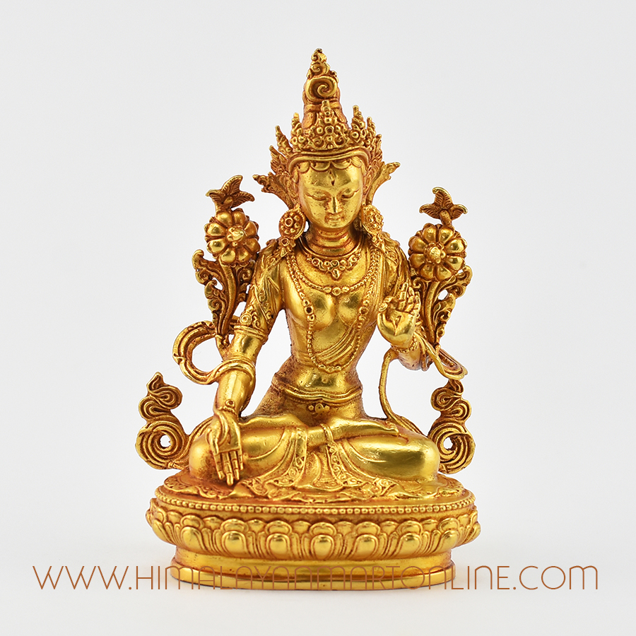 Tibetan Dholkar Statue