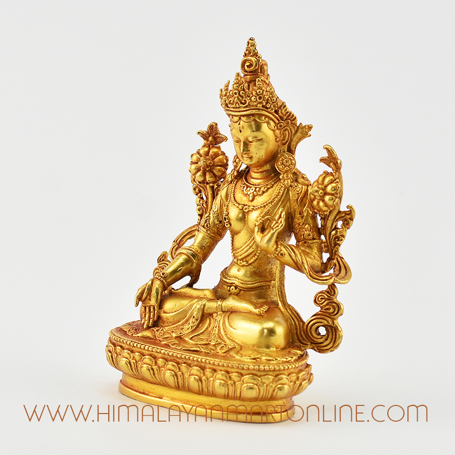 Tibetan Dholkar Statue