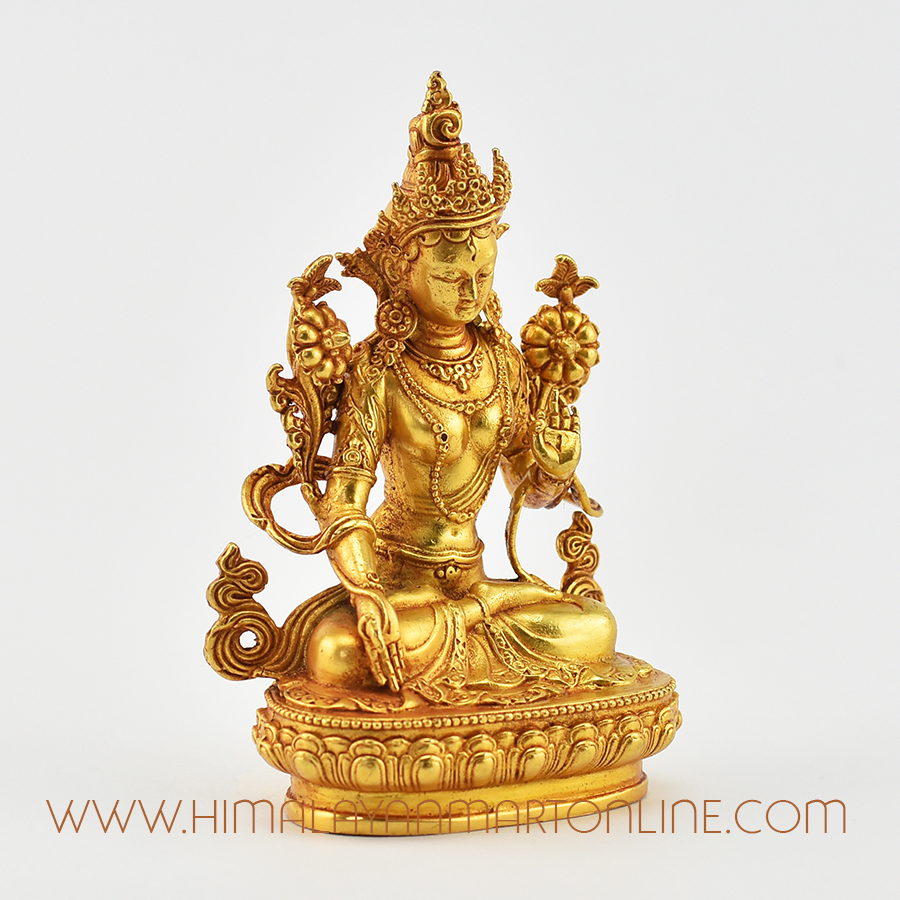 Tibetan Dholkar Statue