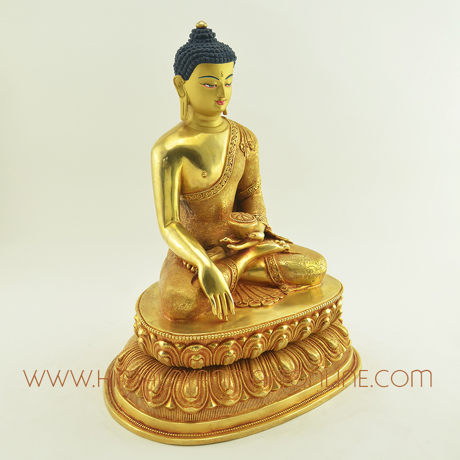 Shakyamuni Buddha Statue Copper