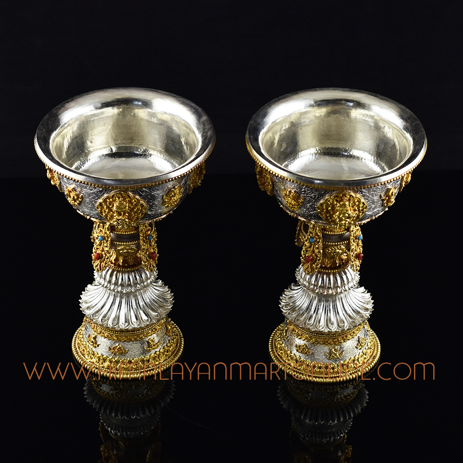 Butter Lamps Set Offering