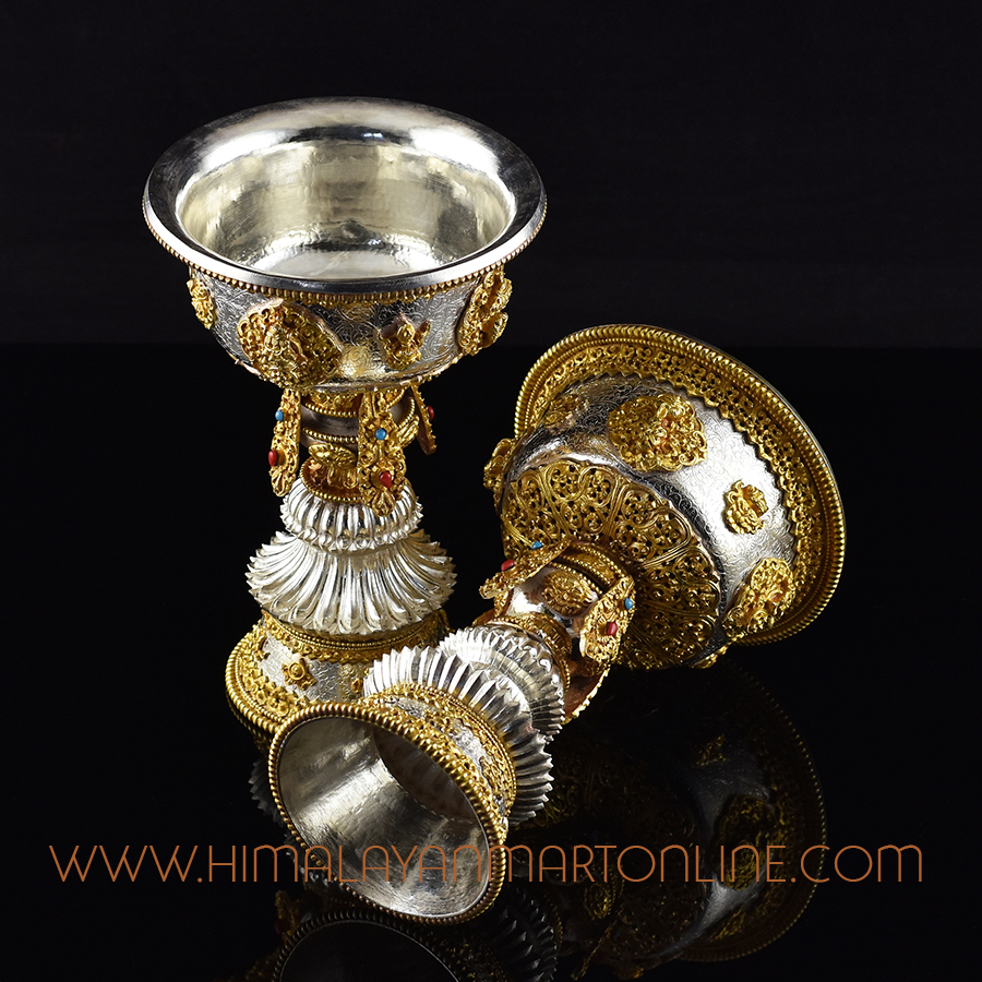 Butter Lamps Set Offering