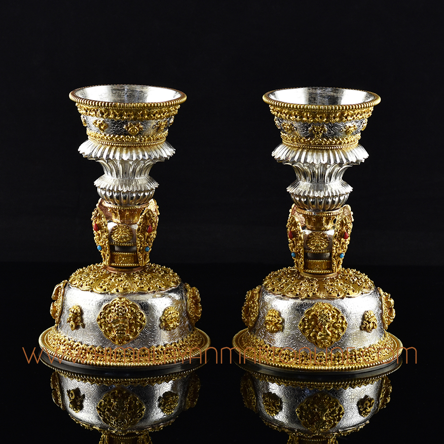 Butter Lamps Set Offering