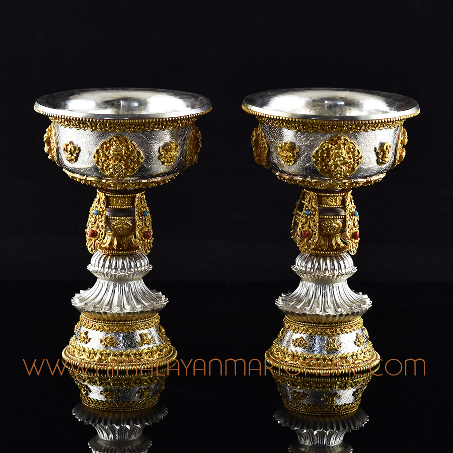 Butter Lamps Set Offering