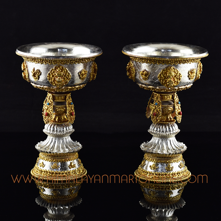 Butter Lamps Set Offering