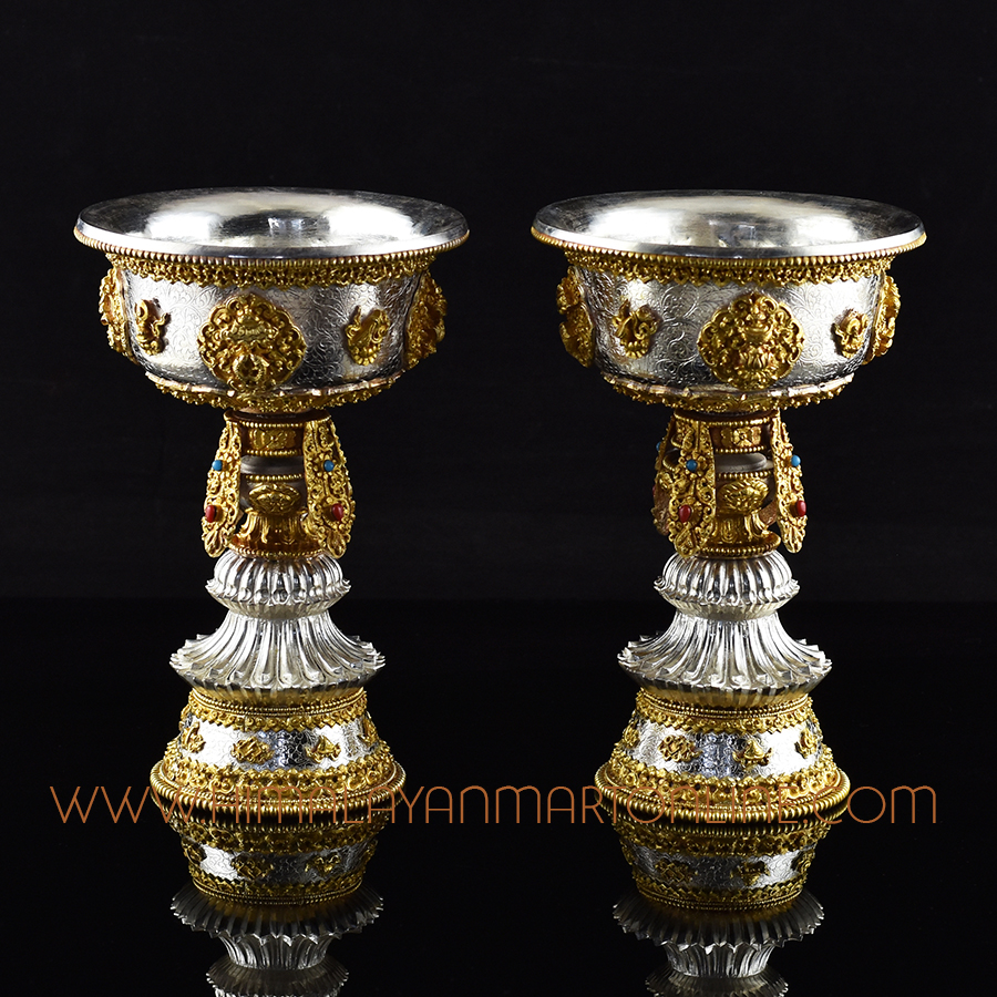 Butter Lamps Set Offering