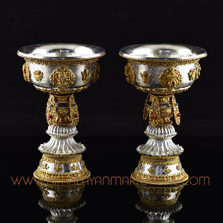 Butter Lamps Set Offering