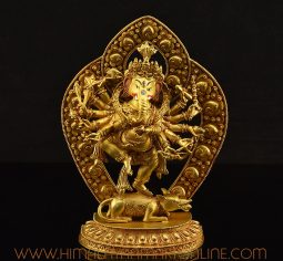 12 Armed Dancing Ganesha Statue