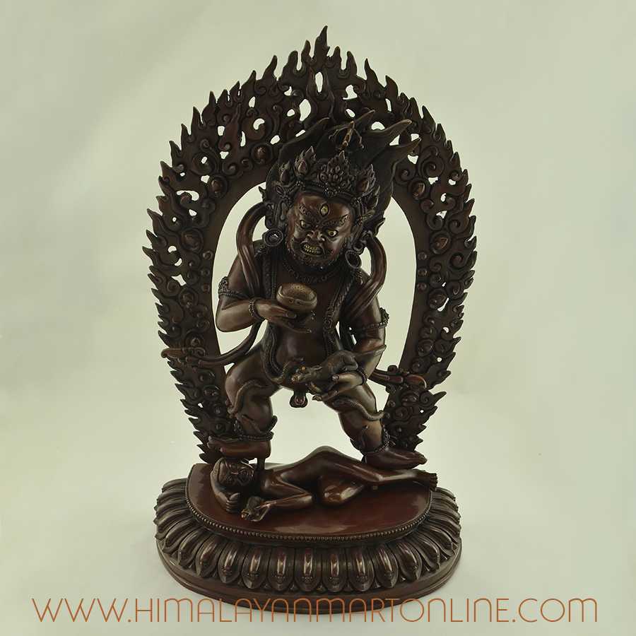 Black Dzambhala Statue