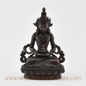 Oxidation Finish Amitayus Statue