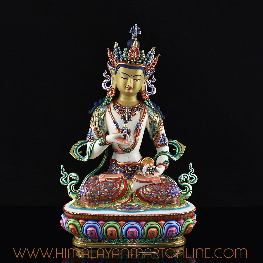 Hand Painted Vajrasattva Sculpture