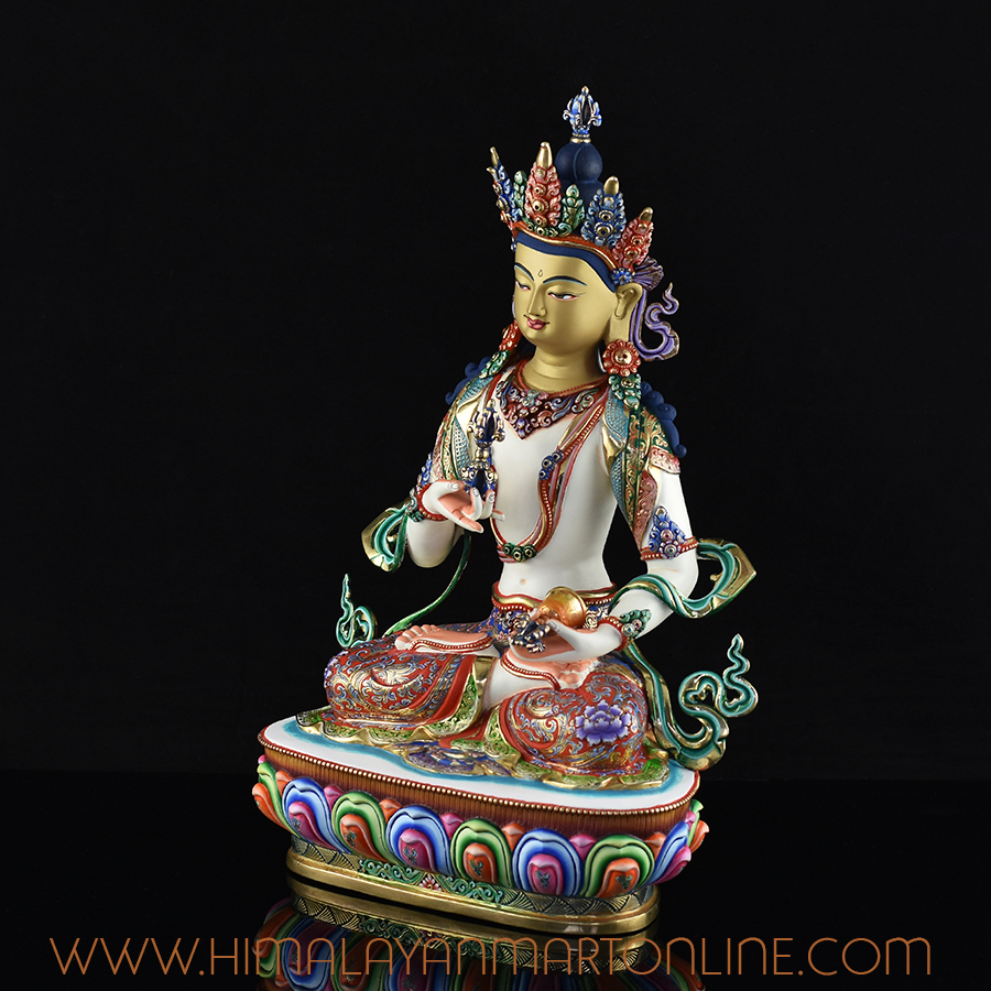 Hand Painted Vajrasattva Sculpture