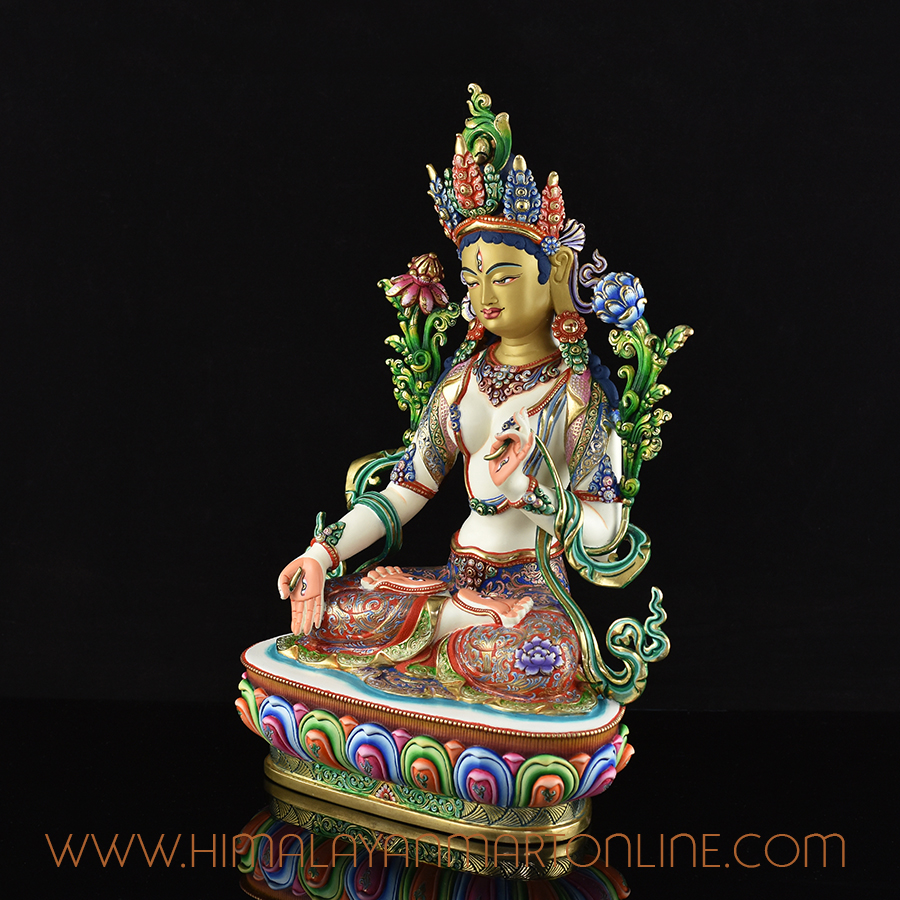 Hand Painted Dholkar Sculpture