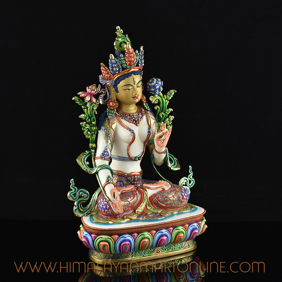 Hand Painted Dholkar Sculpture