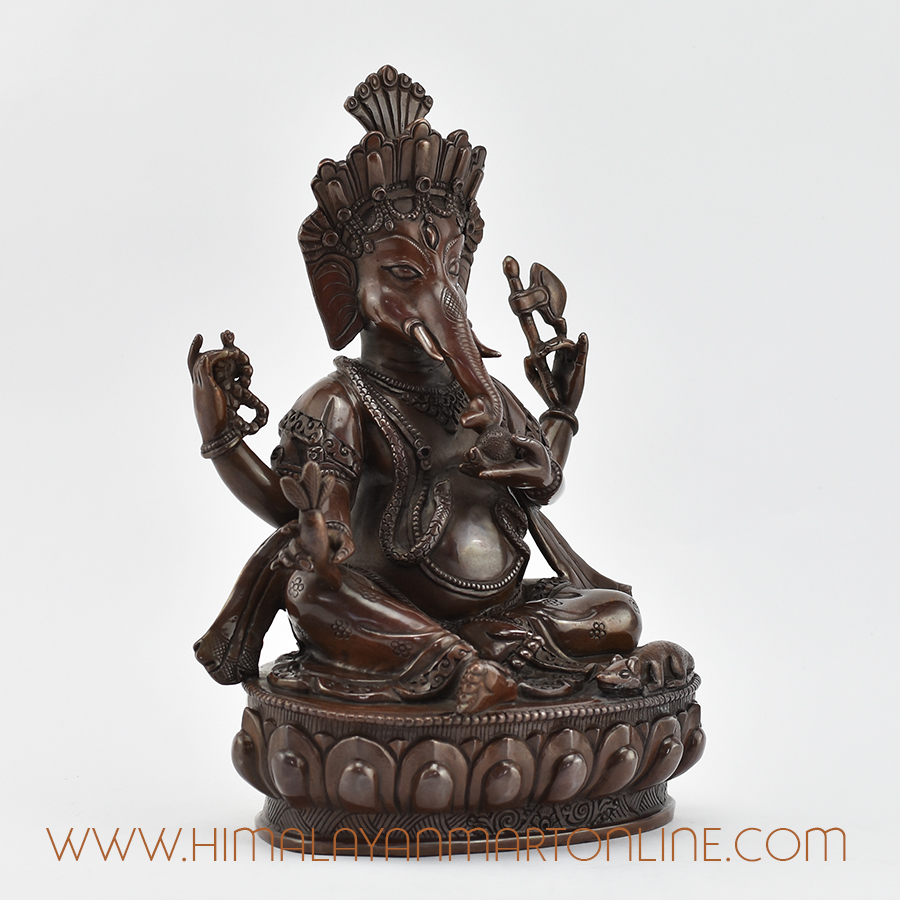 Four Armed Ganesha Statue