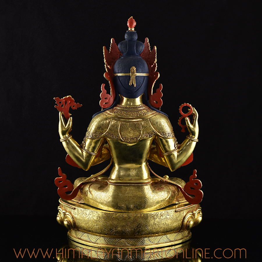 Tibetan Bodhisattva Chenrezig Statue
