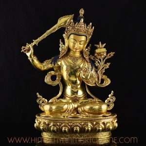 Tibetan Bodhisattva Manjushri Statue